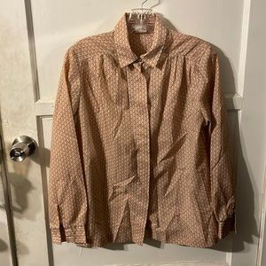Vintage Cos Cob, size 10, blush pink button down